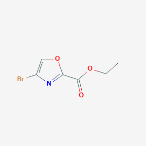 molecular formula C6H6BrNO3 B8195719 Ethyl 4-bromooxazole-2-carboxylate 