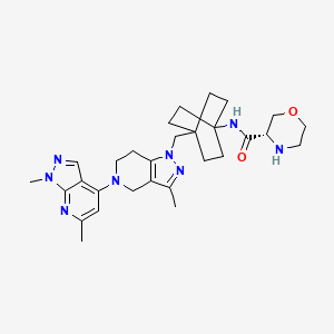 molecular formula C29H40N8O2 B8196032 Tlr7/8-IN-1 