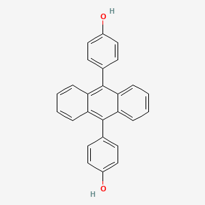 9,10-Bis(4-hydroxyphenyl)anthracene