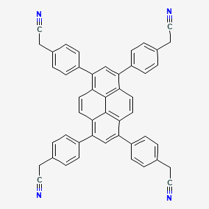 2,2',2'',2'''-(Pyrene-1,3,6,8-tetrayltetrakis(benzene-4,1-diyl))tetraacetonitrile
