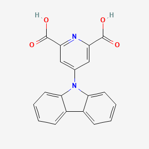 4-(9H-Carbazol-9-yl)pyridine-2,6-dicarboxylic acid