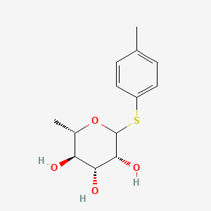 molecular formula C13H18O4S B8196454 4-Methylphenyl 1-thio-l-rhamnpyranoside 