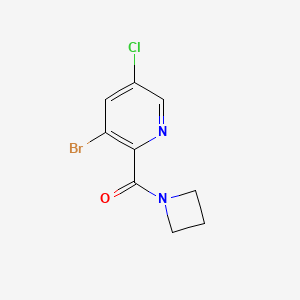 2-(Azetidin-1-ylcarbonyl)-3-bromo-5-chloropyridine
