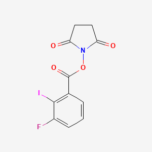 2,5-Dioxopyrrolidin-1-yl 3-fluoro-2-iodobenzoate