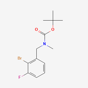 tert-Butyl 2-bromo-3-fluorobenzyl(methyl)carbamate