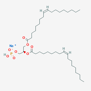 molecular formula C39H72NaO8P B8196595 sodium;[(2R)-2,3-bis[[(Z)-octadec-9-enoyl]oxy]propyl] hydrogen phosphate 