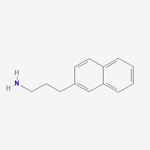 molecular formula C13H15N B081968 3-(Naphthalen-2-YL)propan-1-amine CAS No. 13198-21-5