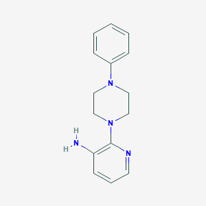 molecular formula C15H18N4 B081970 2-(4-Phenylpiperazin-1-yl)pyridin-3-amine CAS No. 14549-64-5