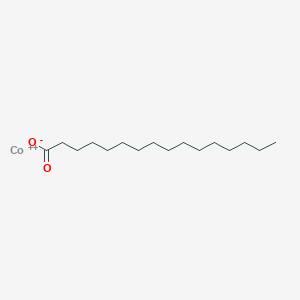 molecular formula C16H31CoO2+ B081971 Cobalt dipalmitate CAS No. 14582-18-4