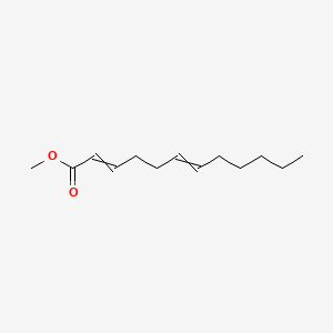 molecular formula C13H22O2 B8197115 Methyl dodeca-2,6-dienoate 