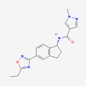 molecular formula C18H19N5O2 B8198243 Aficamten CAS No. 2364554-48-1