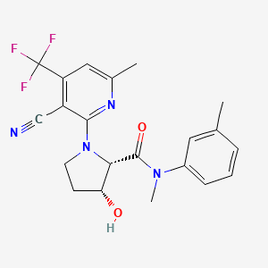 molecular formula C21H21F3N4O2 B8198336 ART558 