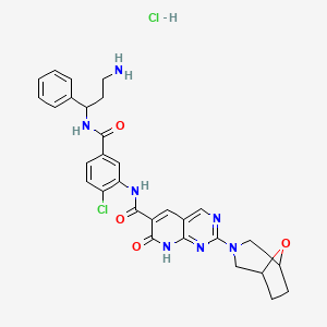 molecular formula C30H31Cl2N7O4 B8198361 DYRKs-IN-1 hydrochloride 
