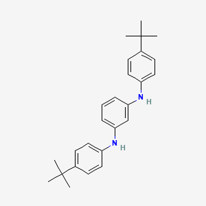molecular formula C26H32N2 B8198605 N1,N3-Bis(4-(tert-butyl)phenyl)benzene-1,3-diamine 