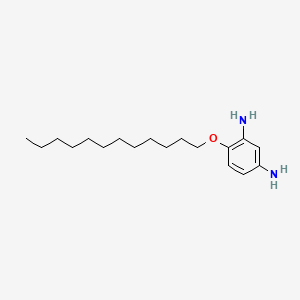 molecular formula C18H32N2O B8198641 4-(Dodecyloxy)benzene-1,3-diamine 