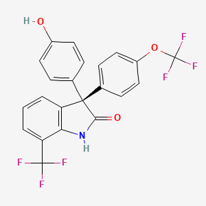molecular formula C22H13F6NO3 B8199062 ErSO 