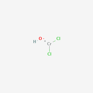 molecular formula Cl2CrHO B081994 Chromium chloride hydroxide (CrCl2(OH)) CAS No. 14982-80-0