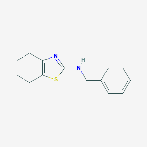 molecular formula C14H16N2S B081998 N-benzyl-4,5,6,7-tetrahydro-1,3-benzothiazol-2-amine CAS No. 15087-99-7