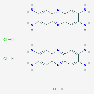 molecular formula C24H27Cl3N12 B8199926 phenazine-2,3,7,8-tetramine;trihydrochloride 