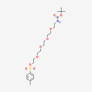 molecular formula C22H37NO9S B8200026 t-Boc-N-amido-PEG5-Tos 