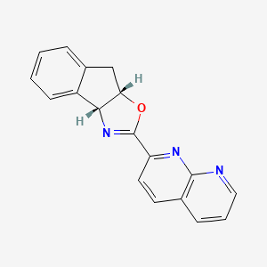 (3AR,8aS)-2-(1,8-naphthyridin-2-yl)-3a,8a-dihydro-8H-indeno[1,2-d]oxazole