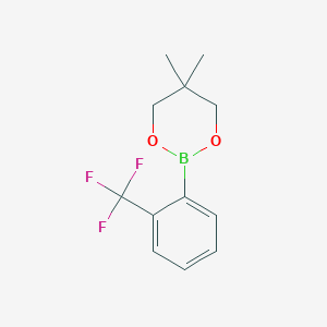 5,5-Dimethyl-2-(2-(trifluoromethyl)phenyl)-1,3,2-dioxaborinane