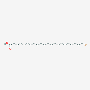 molecular formula C22H43BrO2 B8200221 22-Bromodocosanoic acid 