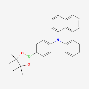 N-phenyl-N-(4-(4,4,5,5-tetramethyl-1,3,2-dioxaborolan-2-yl)phenyl)naphthalen-1-amine