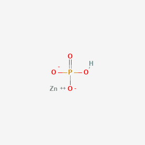 molecular formula HO4PZn B082006 Zinc hydrogen phosphate CAS No. 14332-60-6