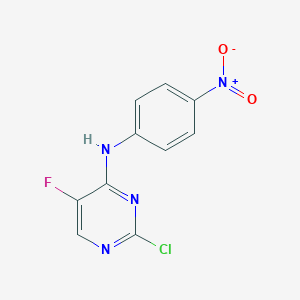2-Chloro-5-fluoro-N-(4-nitrophenyl)pyrimidin-4-amine