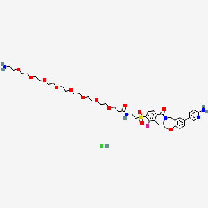 XL388-C2-amide-PEG9-NH2 hydrochloride
