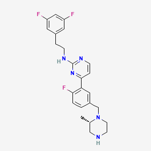 molecular formula C24H26F3N5 B8201617 T0467 