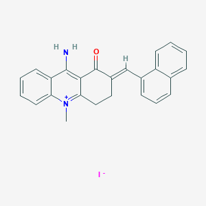 molecular formula C25H21IN2O B8201699 Abeta/tau aggregation-IN-1 