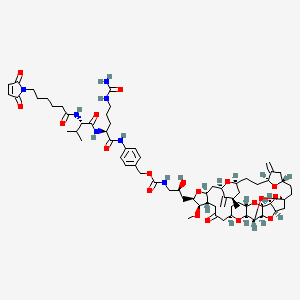 molecular formula C69H97N7O19 B8201753 Mal-(CH2)5-Val-Cit-PAB-Eribulin 