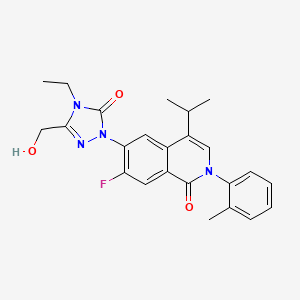 molecular formula C24H25FN4O3 B8201772 Dhodh-IN-16 