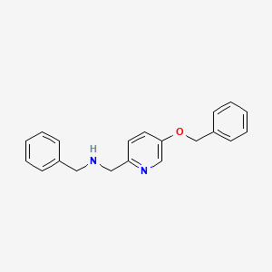 molecular formula C20H20N2O B8202361 Benzyl({[5-(benzyloxy)pyridin-2-yl]methyl})amine 