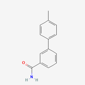 molecular formula C14H13NO B8202371 3-(4-Methylphenyl)benzamide CAS No. 147404-70-4