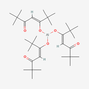 molecular formula C33H57AlO6 B8203419 Aluminum tris(2,2,6,6-tetramethyl-3,5-heptanedionate) 
