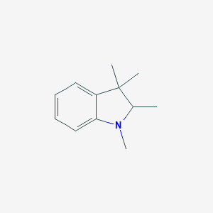 molecular formula C12H17N B082035 1,2,3,3-Tetramethylindoline CAS No. 13034-76-9
