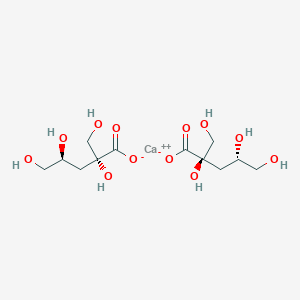 molecular formula C12H22CaO12 B8203523 calcium;(2R,4S)-2,4,5-trihydroxy-2-(hydroxymethyl)pentanoate 