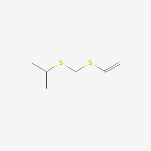 molecular formula C6H12S2 B082044 Isopropylthio(vinylthio)methane CAS No. 10340-72-4