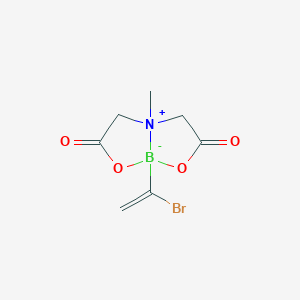 molecular formula C7H9BBrNO4 B8204481 1-Bromovinyl-1-boronic acid mida ester 