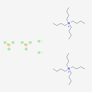 molecular formula C32H72Cl8N2Re2 B8204557 tetrabutylazanium;trichlororhenium;dichloride 