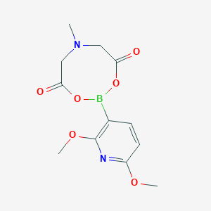 molecular formula C12H15BN2O6 B8204561 2,6-Dimethoxypyridine-3-boronic acid mida ester 