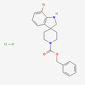 Benzyl 7-bromospiro[indoline-3,4'-piperidine]-1'-carboxylate hydrochloride
