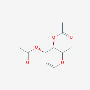 [(3R,4S)-3-acetyloxy-2-methyl-3,4-dihydro-2H-pyran-4-yl] acetate