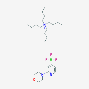 molecular formula C25H47BF3N3O B8204845 Tetrabutylammonium 2-morpholino-4 pyridinetrifluoroborate 