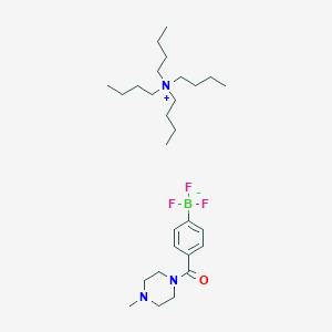 Tetrabutylammonium [4-(4-methylpiperazine-1-carbonyl)phenyl]trifluoroborate
