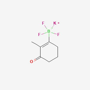 Potassium trifluoro(2-methyl-3-oxocyclohex-1-en-1-yl)boranuide