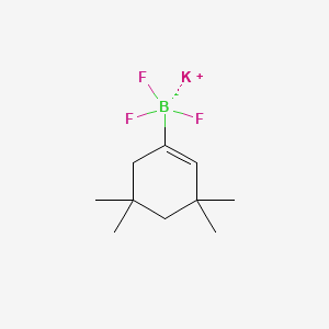 molecular formula C10H17BF3K B8204855 Potassium (3,3,5,5-tetramethylcyclohex-1-enyl) trifluoroborate 